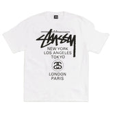 Stussy World Tour White Tee