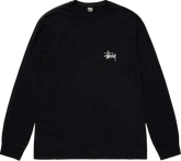 Stussy Basic Black L/S Tee