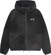 Stussy Wave Dye Beach Shell Black Jacket
