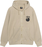 Stussy 8 Ball Khaki Zip Up