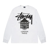 Stussy DSM New York White L/S Tee
