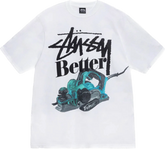 Stussy Built Better White Tee