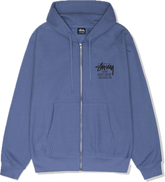 Stussy DSM L.A. Zip Up Hoodie Storm Blue
