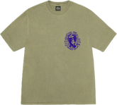 Stussy Camelot Pigment Dyed Green Tee