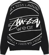 Stussy Laguna Icon Black Sweater