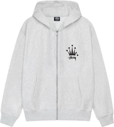 Stussy Regal Crown Heather Zip Up