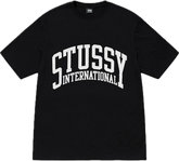 Stussy International Pigment Dyed Black Tee