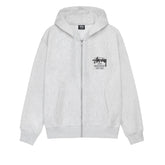 Stussy Stock DSM New York Heather Grey Zip Up