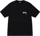 Stussy Burning Stock Black Tee