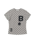 BUAF Polka Dot Logo Cotton Tee – Korean Style
