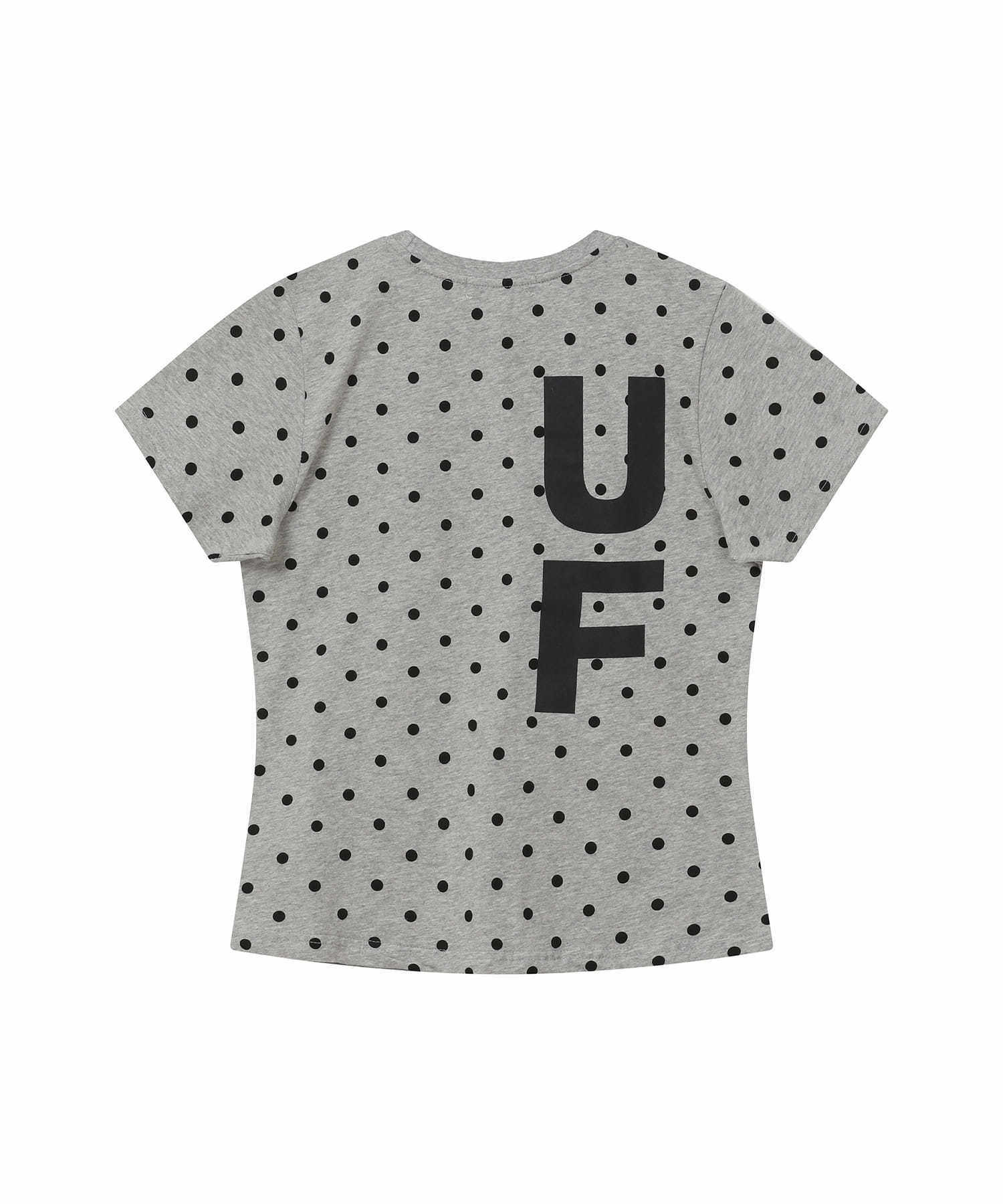BUAF Polka Dot Logo Cotton Tee – Korean Style