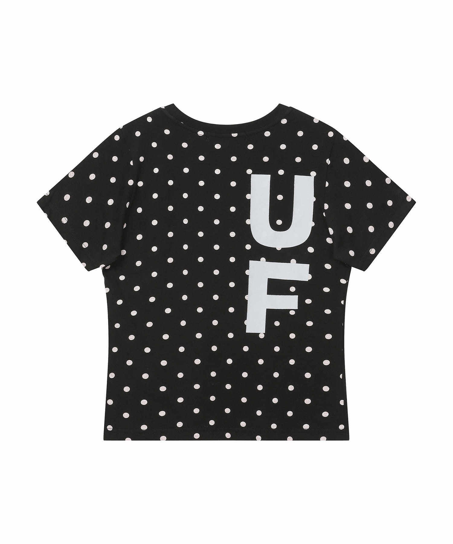 BUAF Polka Dot Logo Cotton Tee – Korean Style