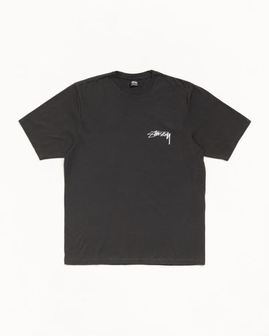 Stussy Skate Stack Faded Black Tee