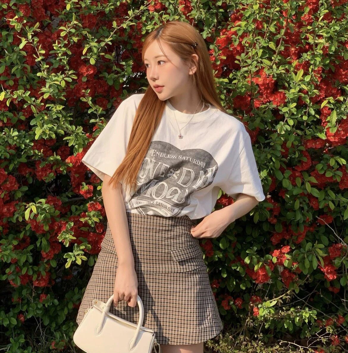 SATUR Heart Lemon Graphic Tee – Korean Style