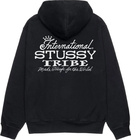 International Stussy Tribe Black Hoodie