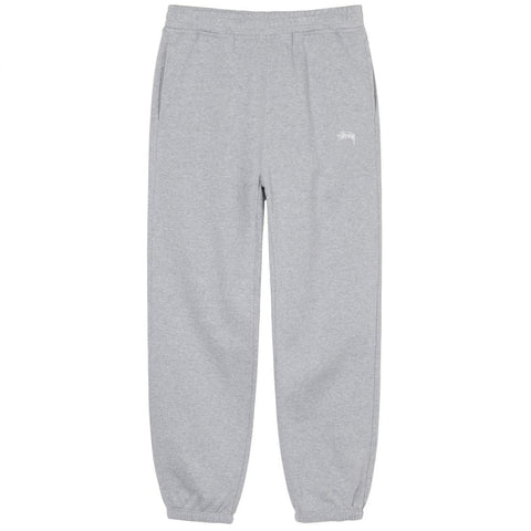 Stussy Stock Logo Heather Grey Sweatpants
