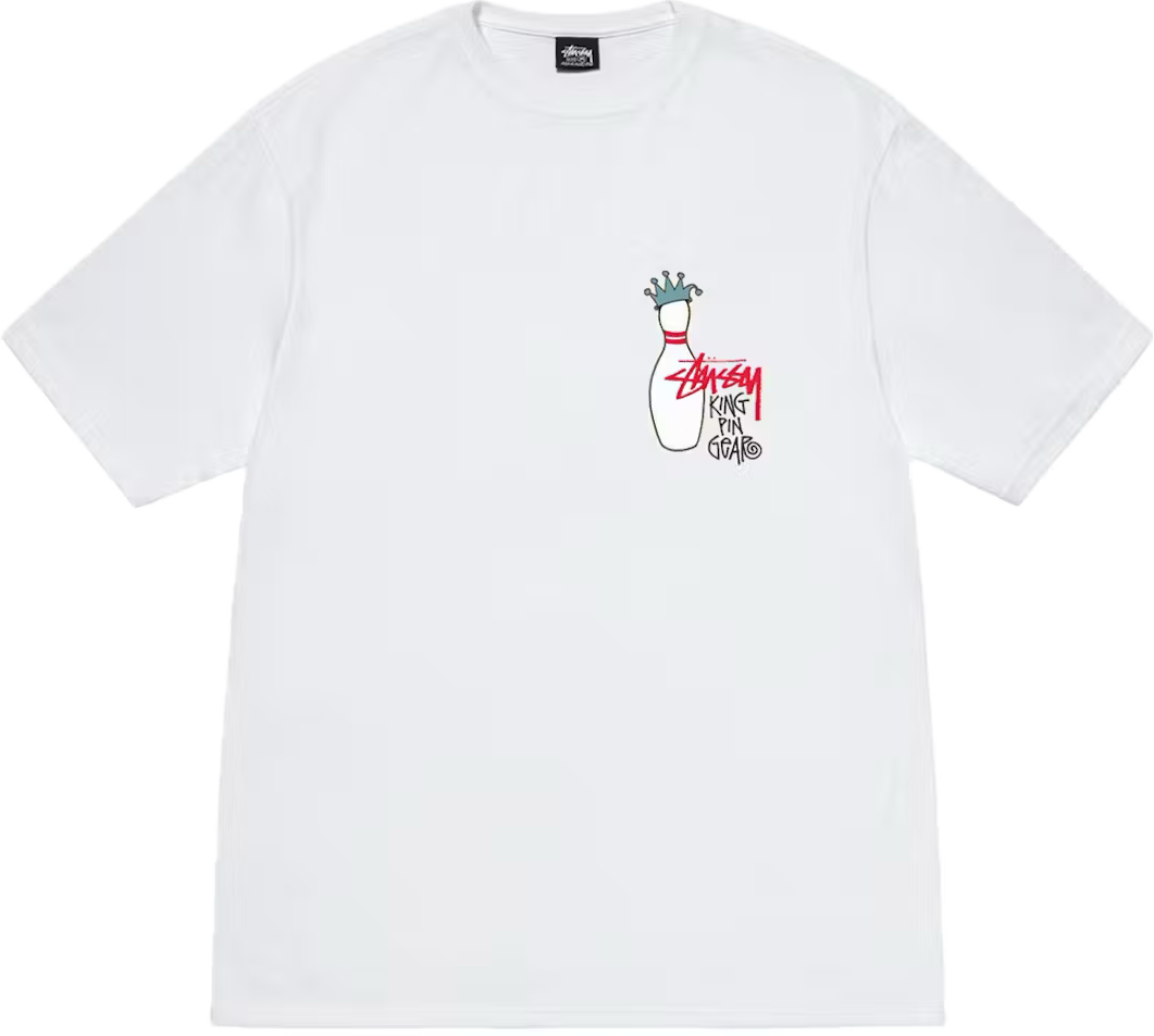 Stussy Kingpin White Tee