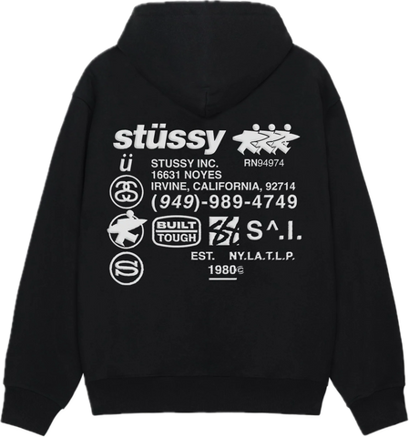 Stussy DNA Black Zip Up
