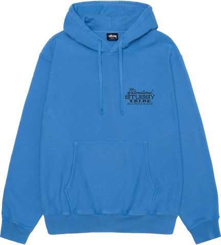 International Stussy Tribe Blue Hoodie