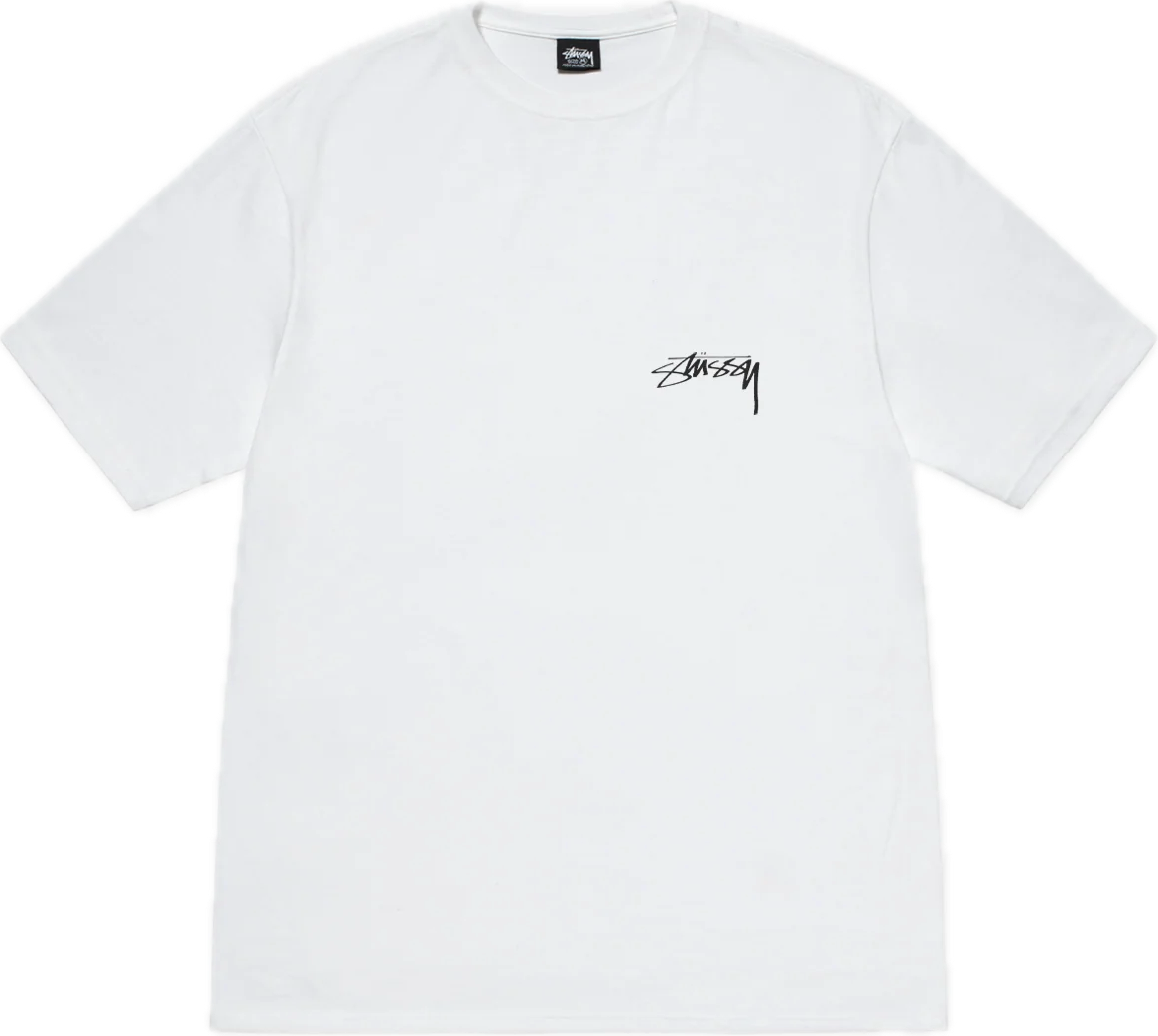Stussy Grid White Tee