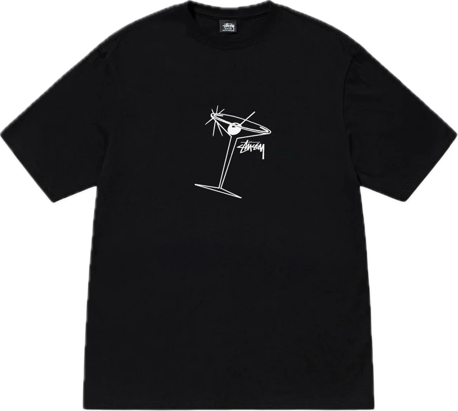 Stussy Martini Black Tee
