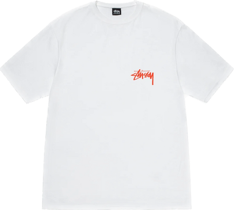 Stussy Scorpion White Tee