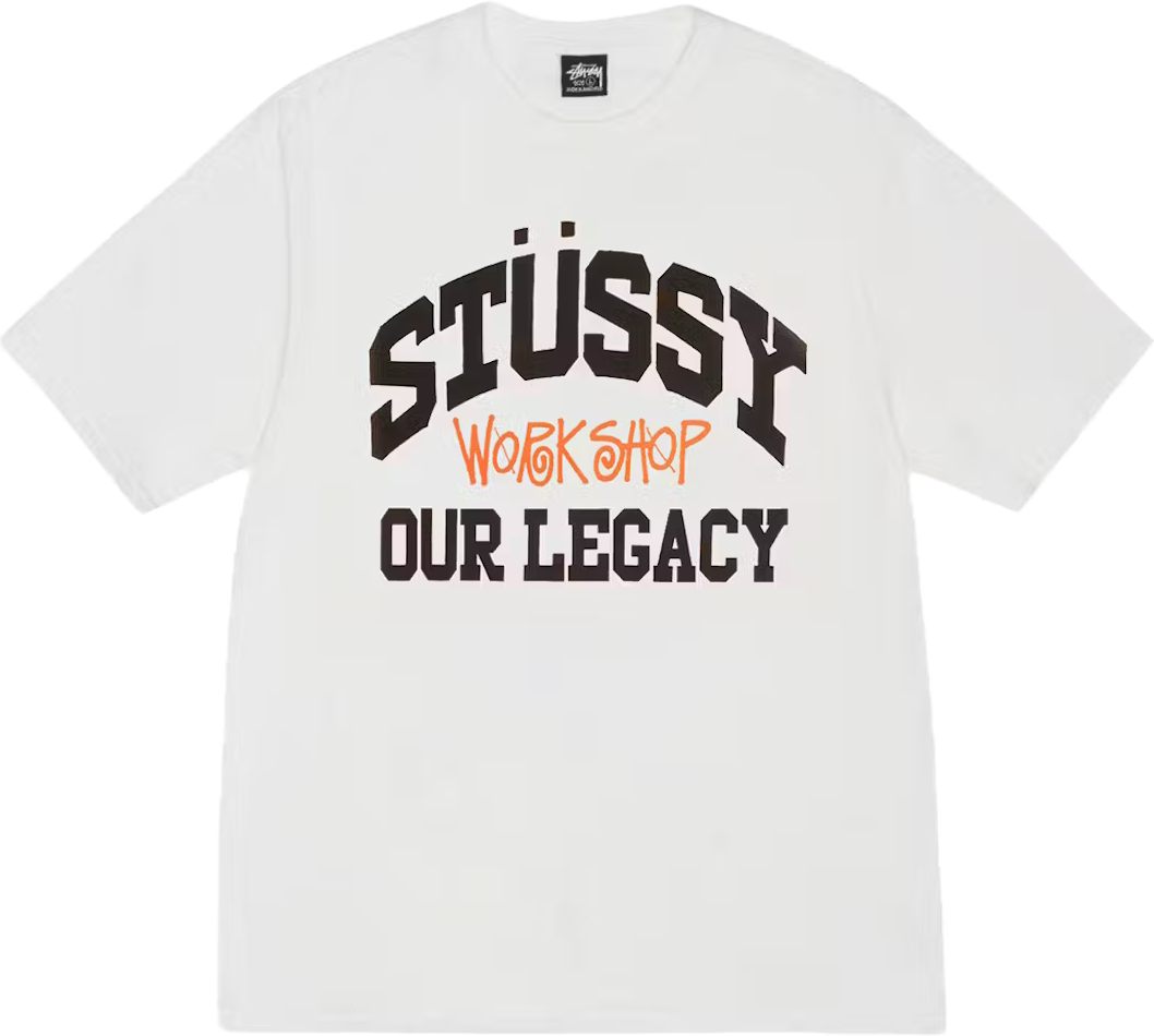 Stussy x Our Legacy Work Shop Collegiate Pigment Dyed Tee Natural