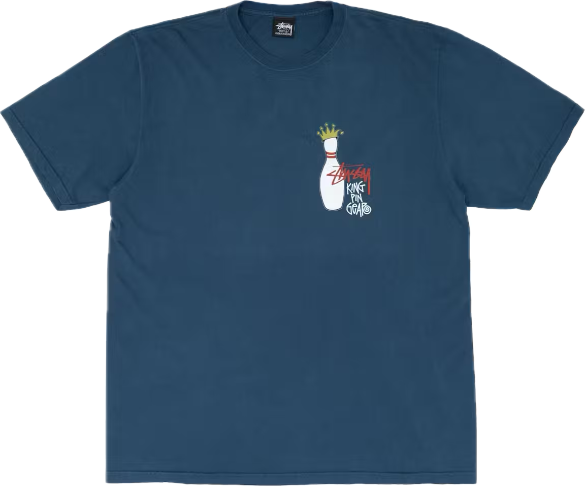 Stussy Kingpin Navy Tee