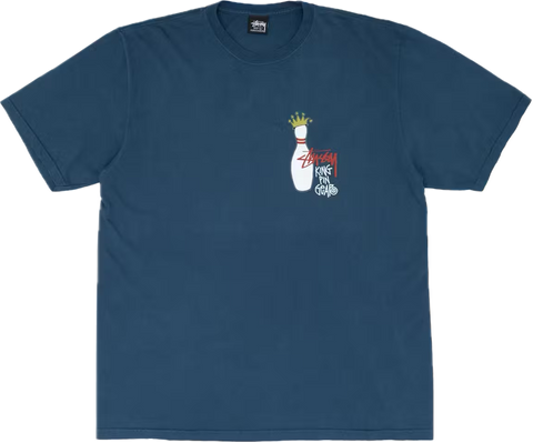 Stussy Kingpin Navy Tee