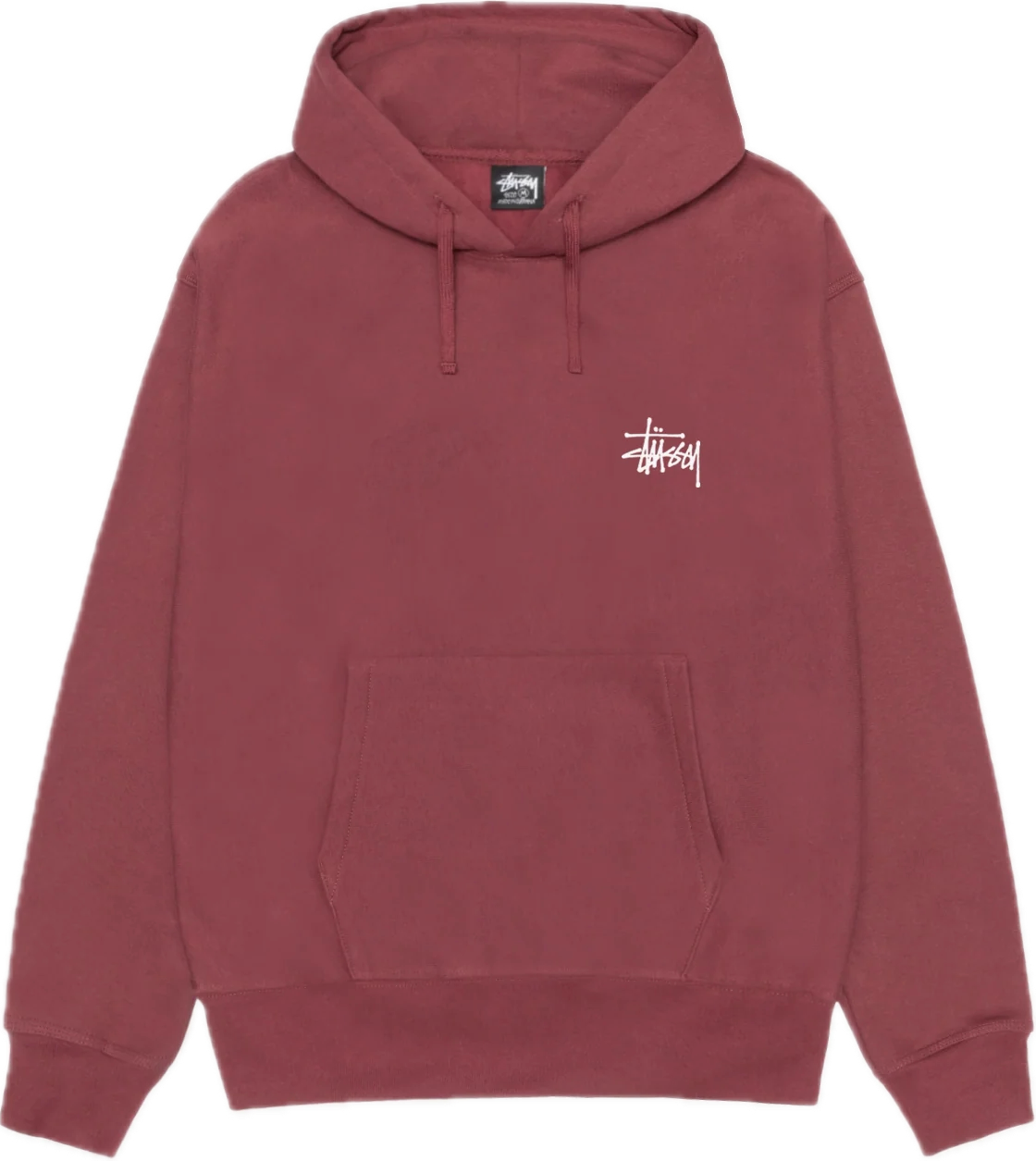 Stussy Basic Oxblood Hoodie