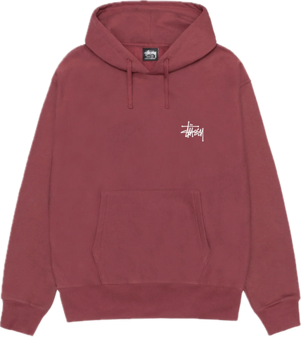 Stussy Basic Oxblood Hoodie