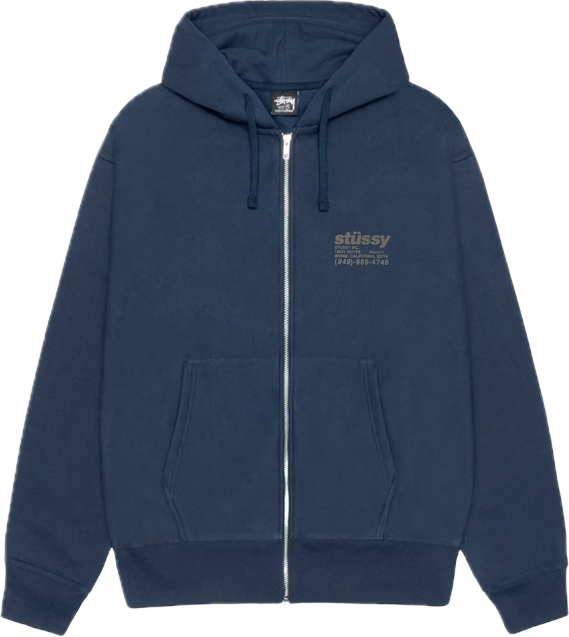 Stussy DNA Navy Zip Up