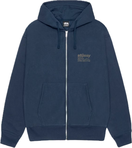Stussy DNA Navy Zip Up