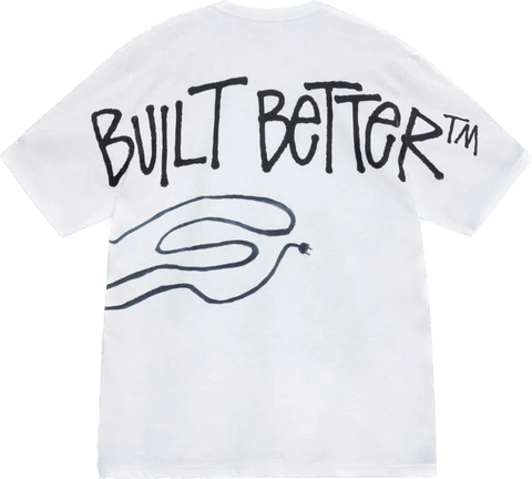 Stussy Built Better White Tee