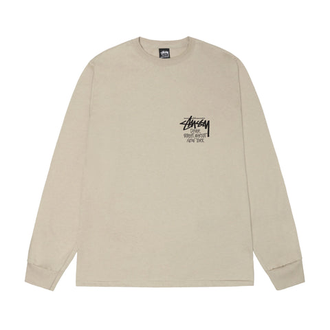 Stussy DSM New York Khaki L/S Tee