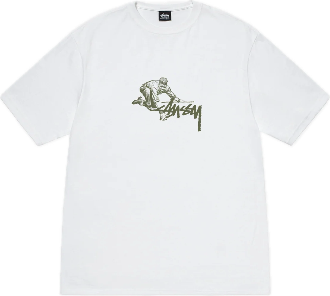 Stussy Worker White Tee