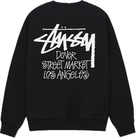 Stussy DSM L.A. Crewneck Black