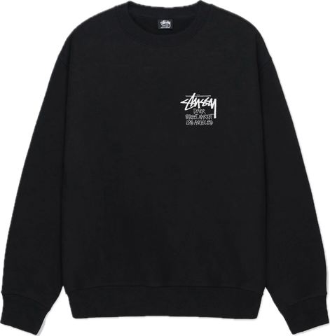 Stussy DSM L.A. Crewneck Black