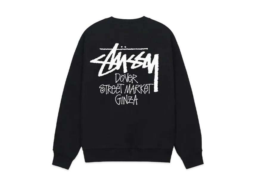 Stussy DSM Ginza Black Crewneck