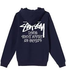Stussy DSM Los Angeles Navy Zip Up