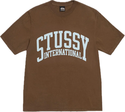 Stussy International Pigment Dyed Brown Tee