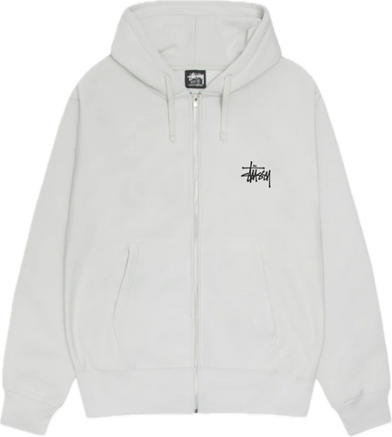 Stussy Basic Zip Fog Hoodie