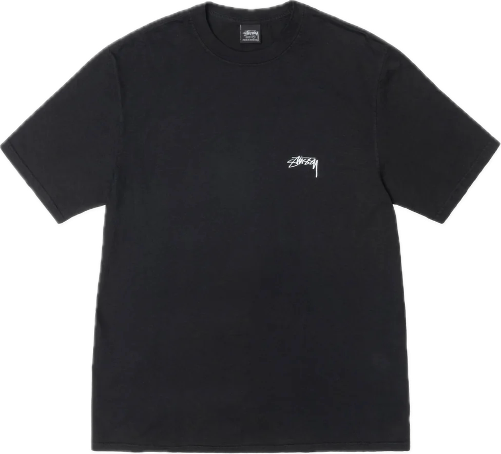 Stussy Smooth Logo Black Tee