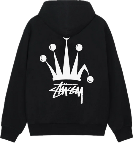 Stussy Regal Crown Black Zip Up
