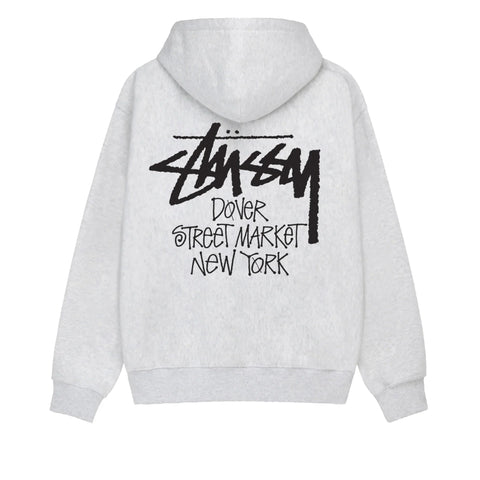 Stussy Stock DSM New York Heather Grey Zip Up