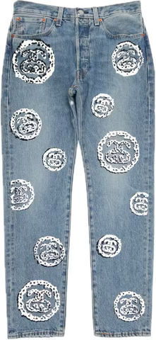 Stussy x Denim Tears 501 Indigo Jeans