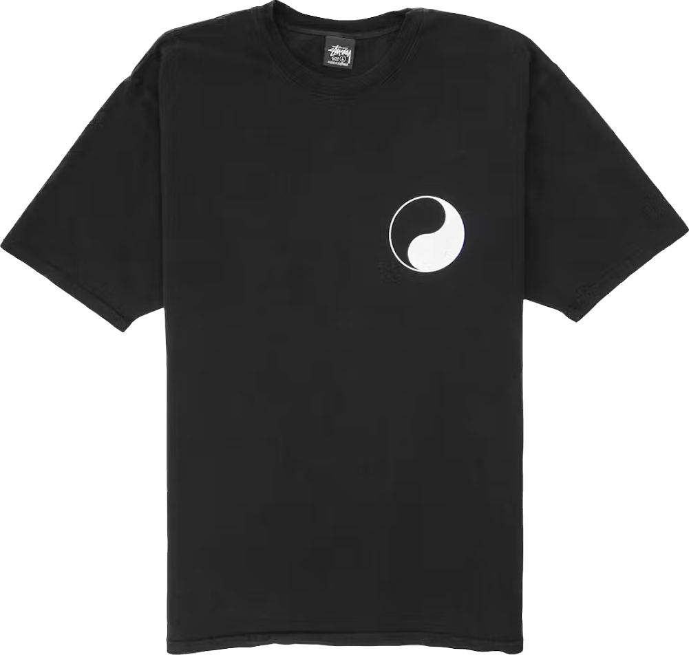 Stussy Yin Yang Black Tee