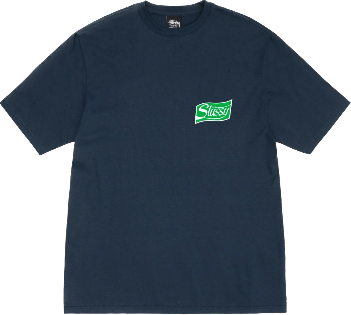 Stussy Soda Can Navy Tee