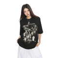 BIGGOLD American Retro Trendy Brand Letter Printed Short sleeved T-shirt for Men and Women, Summer Loose Couple Versatile Top