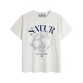 SATUR Heart Lemon Graphic Tee – Korean Style